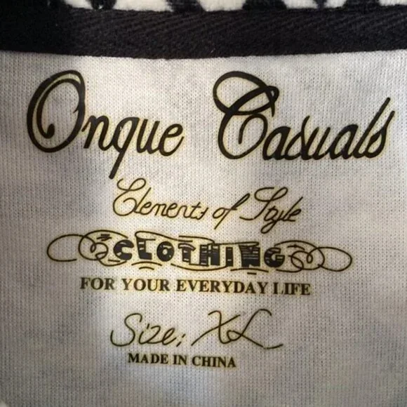 Onque Casuals Zip Up Fleece XL - Picture 2 of 6
